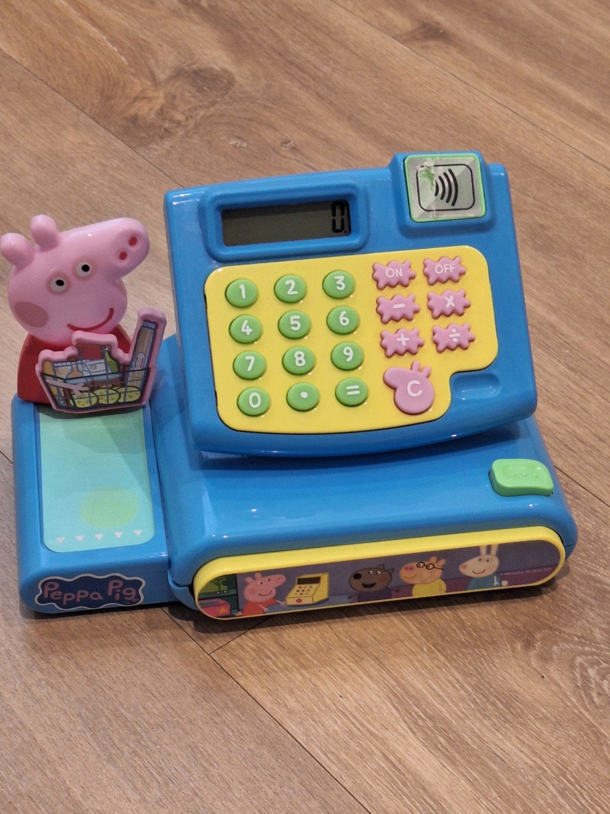 Peppa Pig speelgoedset: kassa, telefoon en spel Pop Up Peppa, Ophalen of Verzenden, Gebruikt, Jongen of Meisje