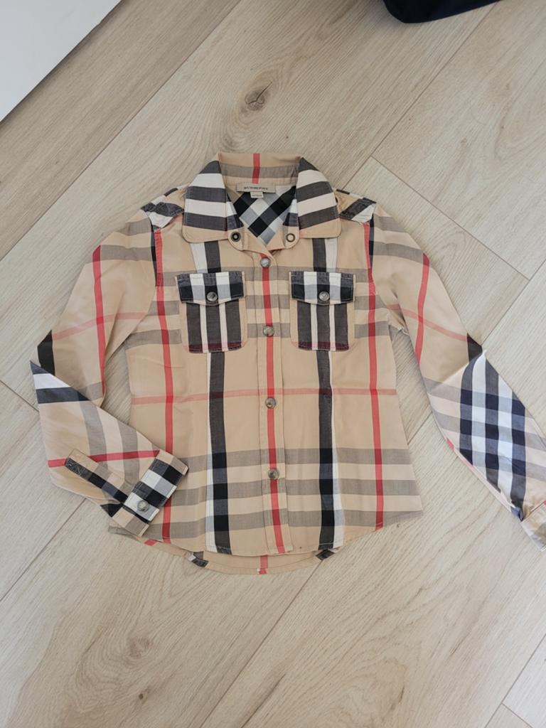 Blouse burberry 116 meisje, Overhemd of Blouse, Zo goed als nieuw, Burberry, Verzenden