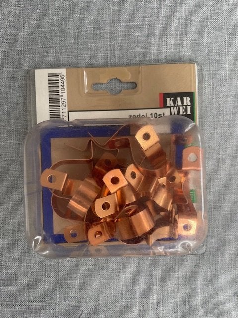 10 Plieger Rood koperen zadels 22 mm Hoog Model, Ophalen of Verzenden, Nieuw, Minder dan 50 mm, Overige typen