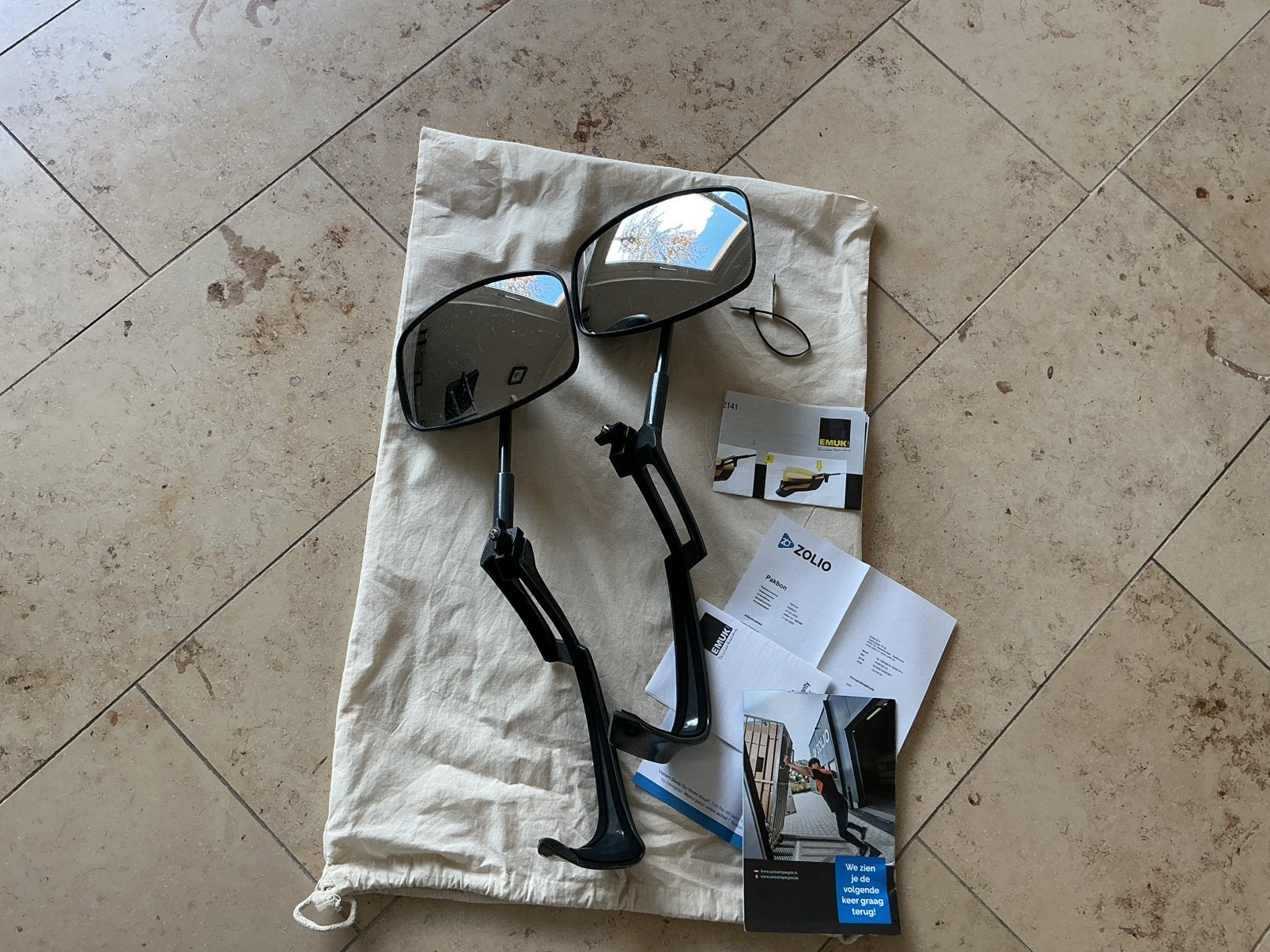 EMUK Caravanspiegels Seat Tarraco (2018 - 2024), Caravans en Kamperen, Caravan accessoires, Verzenden, Gebruikt