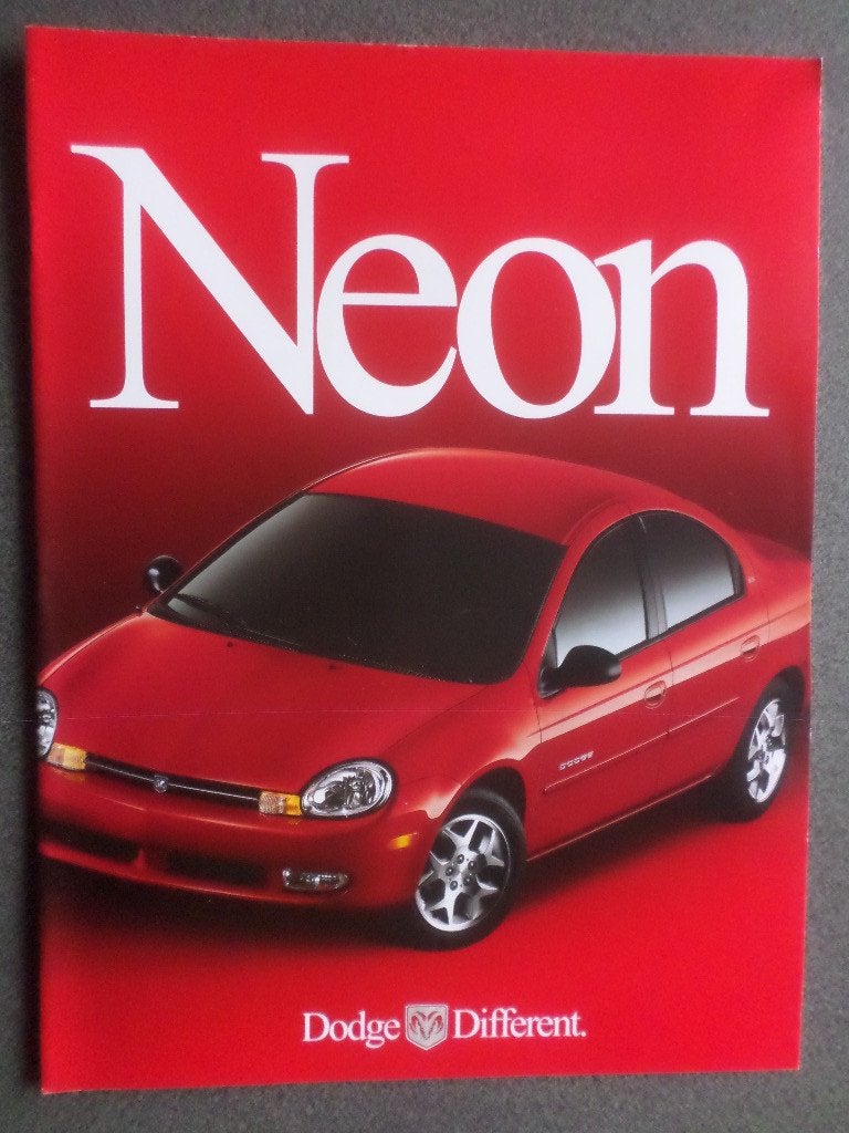 Dodge Neon 2000 Brochure, Ophalen of Verzenden, Zo goed als nieuw, Overige merken