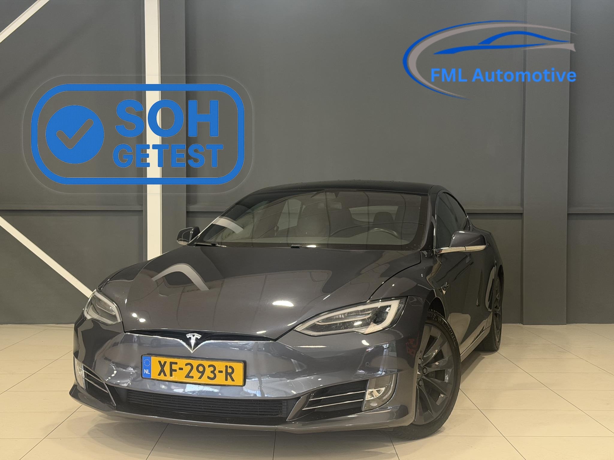 Tesla Model S 75D Base | Trekhaak | CCS | SOH 89,5% |, Auto's, Gebruikt, Model S, 490 km, Zilver of Grijs
