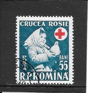 Roemenië Rode kruis, Ophalen of Verzenden, Overige landen, Gestempeld