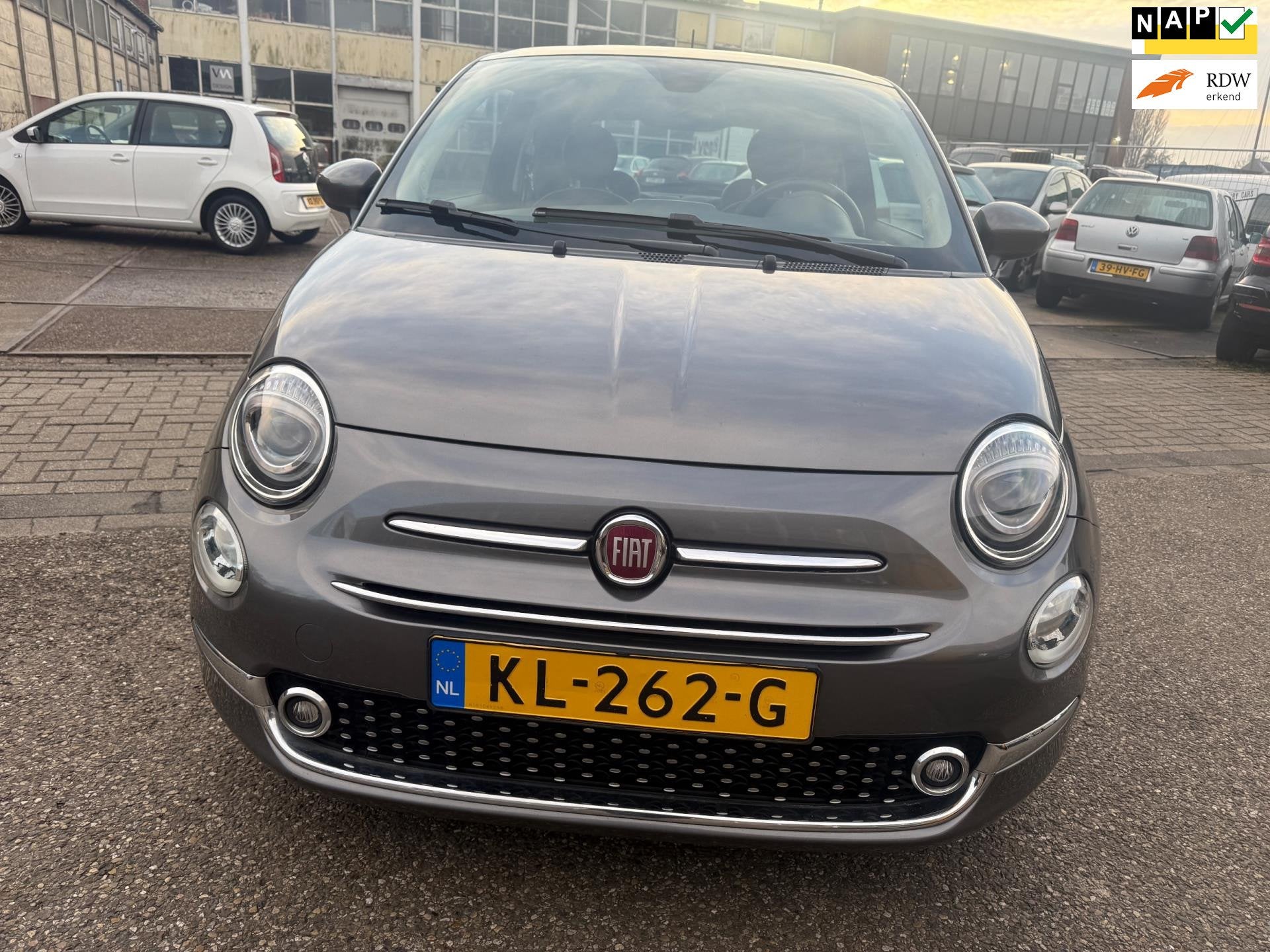 Fiat 500 0.9 TwinAir Turbo Lounge (( garantie ))), Voorwielaandrijving, Gebruikt, 905 kg, Origineel Nederlands