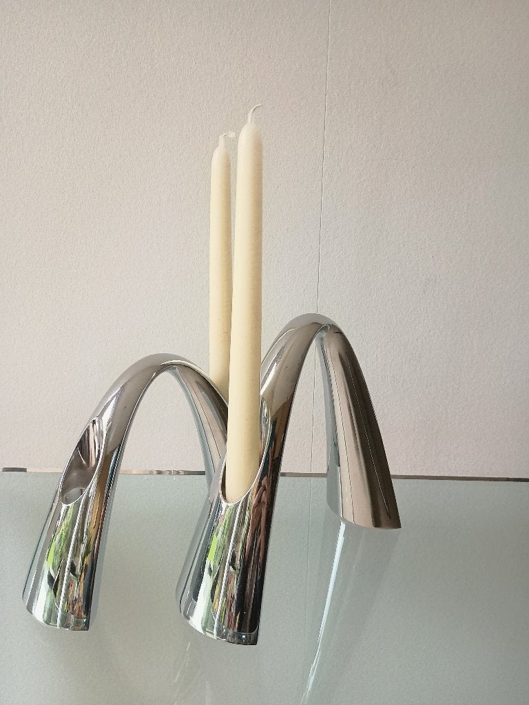 Deens Design 2 Stelton Twilight Kandelaar, Ophalen of Verzenden, Zo goed als nieuw, Metaal, Modern