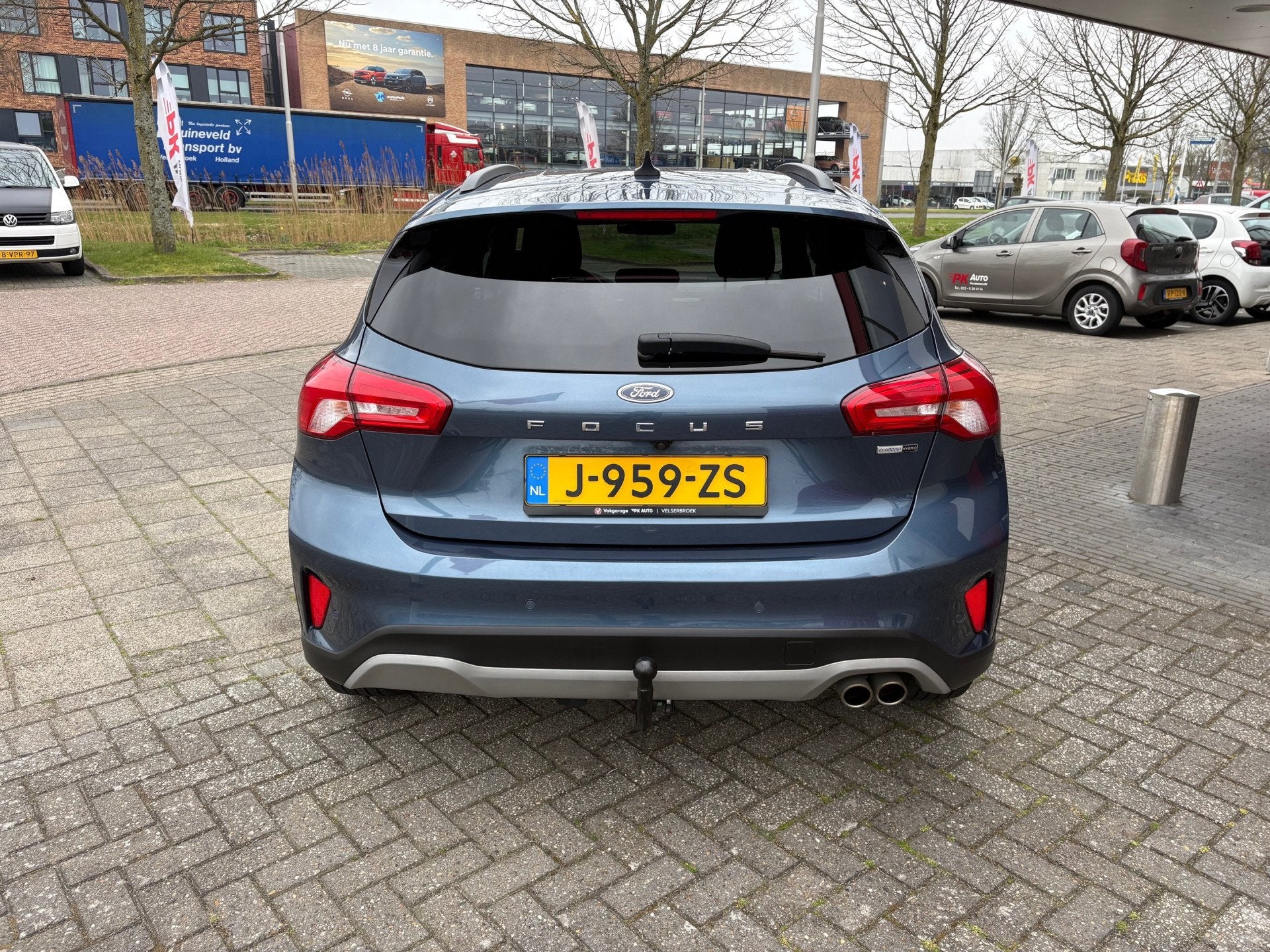 Ford Focus 1.0 EcoBoost Hybrid Active X Business | Navi | Ca, Auto's, Ford, 12 maanden, Gebruikt, Blauw, Automatische klimaatregeling