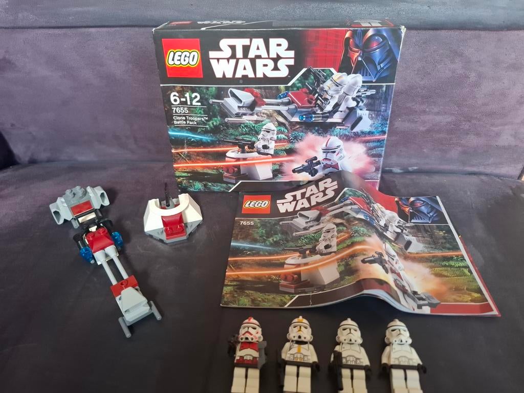 Lego Star Wars 7655 Clone Troopers Battle Pack met doos, Star Wars, Lego, Ophalen of Verzenden, Zo goed als nieuw