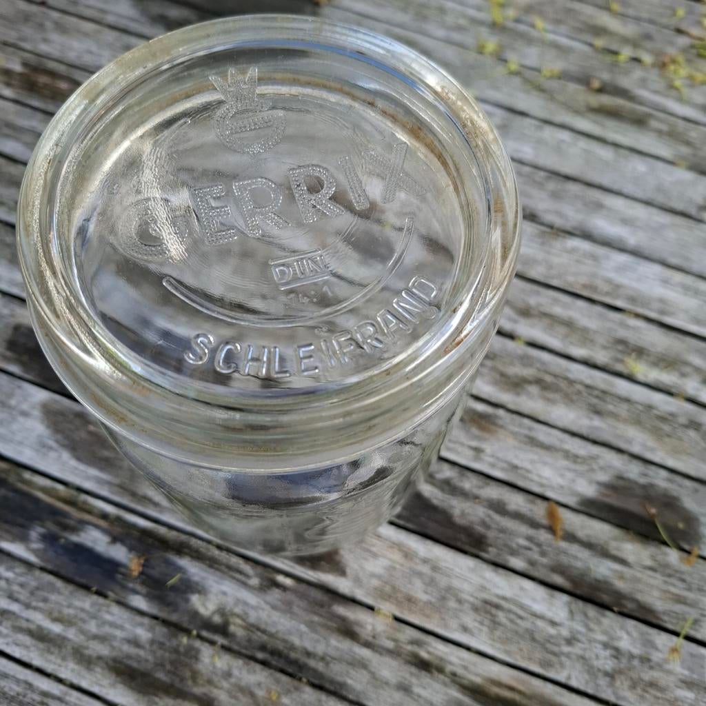 Set van 12 vintage weckpotten - Gerrix, Huis en Inrichting, Ophalen of Verzenden, Voorraadpot, Overige merken, Glas