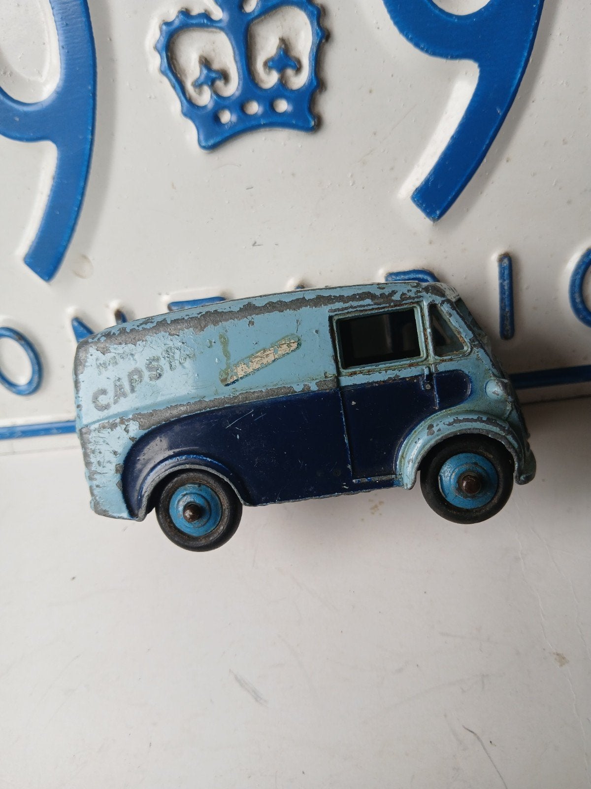 " Capstan" Morris 10 CWT van. Dinky toys, Ophalen of Verzenden, Gebruikt, Auto, Dinky Toys