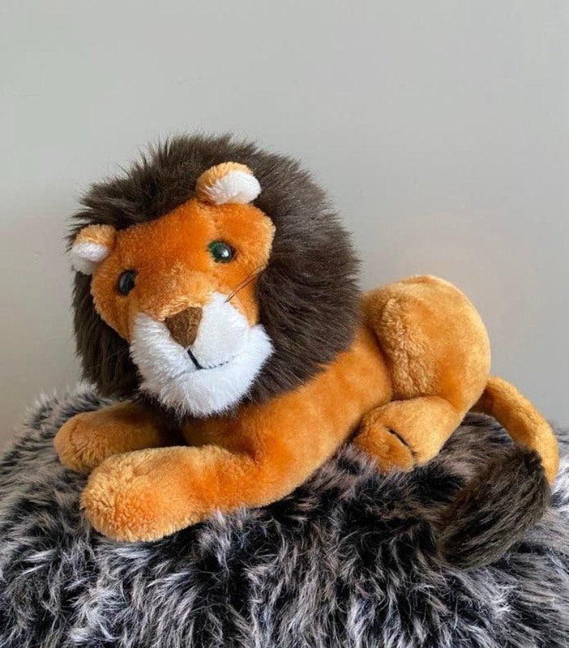 Knuffel leeuw. 30 cm, Verzenden, Zo goed als nieuw, Leeuw
