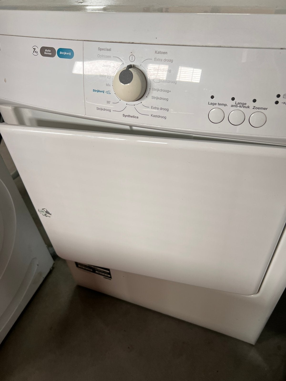 Zanussi Lindo 100 Droger - 7 kg, 6 tot 8 kg, Luchtafvoer, Zo goed als nieuw, 85 tot 90 cm