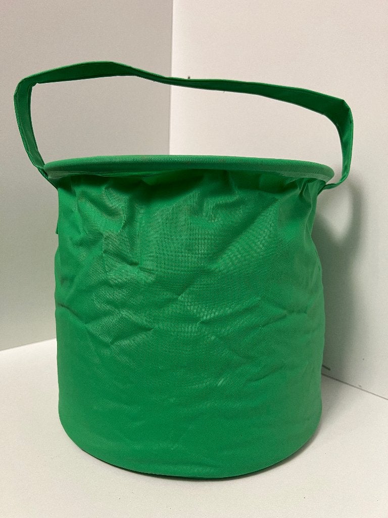 Opvouwbare camping Emmer 10 liter groen, Ophalen, Zo goed als nieuw