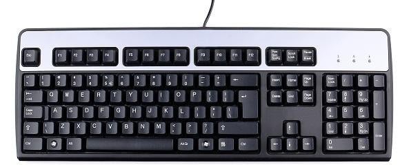 Toetsenbord en muis, Computers en Software, Toetsenborden, Ophalen, Gebruikt, HP, Qwerty
