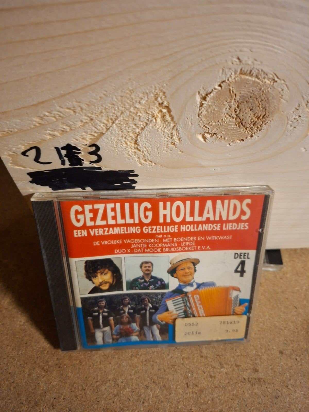Gezellig Hollands Deel 4 - Verzamelalbum Hollandse Liedjes, Ophalen of Verzenden, Gebruikt, Levenslied of Smartlap, Verzamelalbum