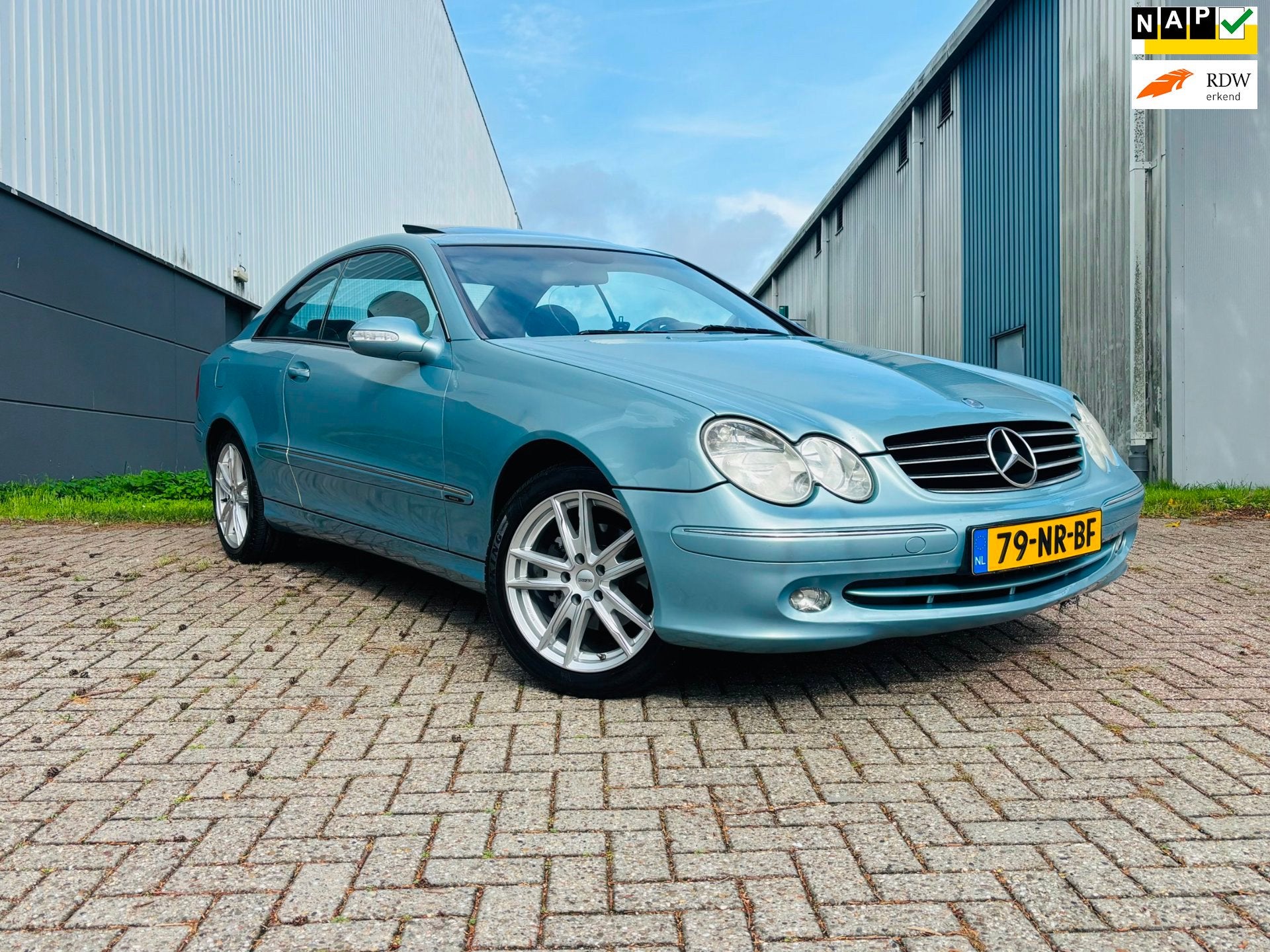 Mercedes-Benz CLK-klasse Coupé 200 K. Avantgarde, Auto's, Automaat, Zwart, 4 cilinders, 1796 cc