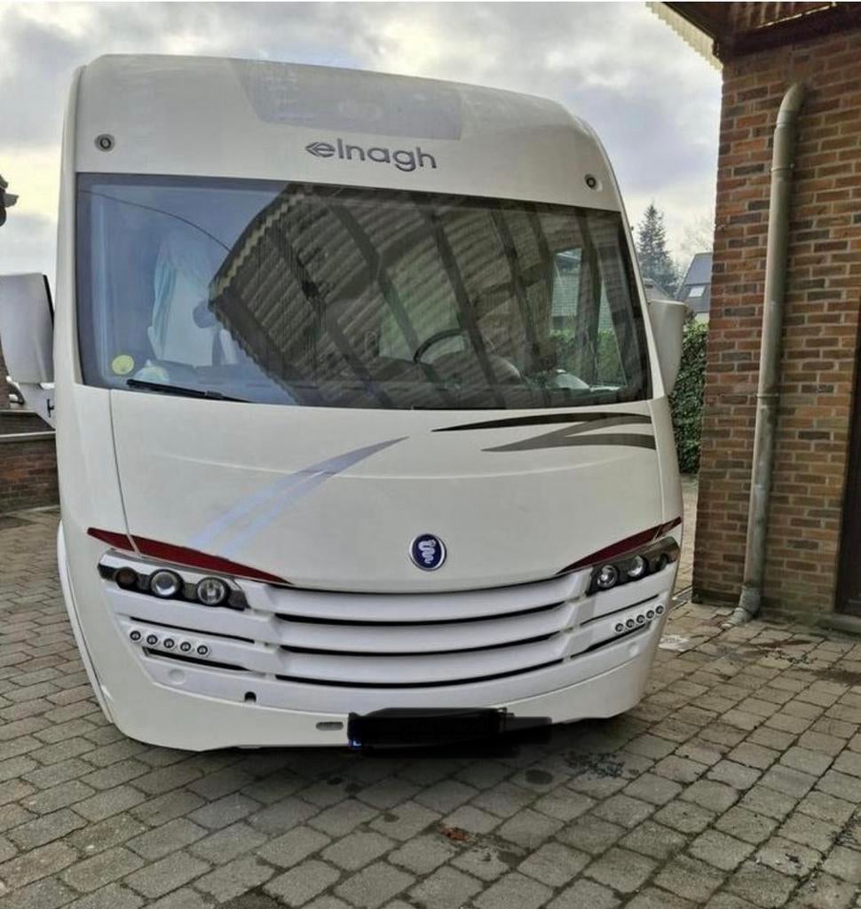 Z.g.a.n. Elnagh Magnum 30 camper, Caravans en Kamperen, Campers, Ringverwarming, Fiat, 7 tot 8 meter, Gaslek-detector