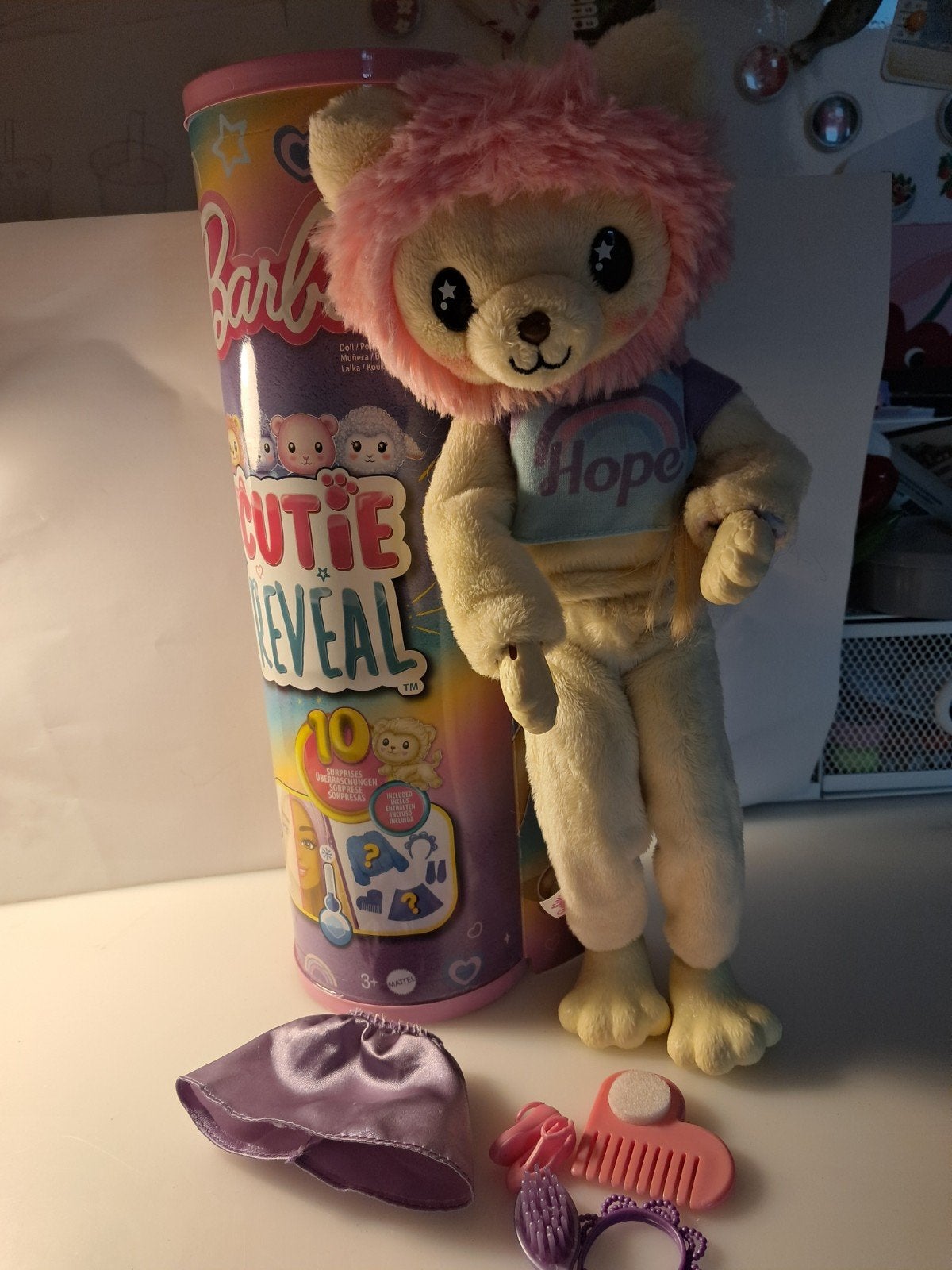 Barbie Cutie Reveal Knuffelbeer met Accessoires, Ophalen of Verzenden, Zo goed als nieuw, Barbie