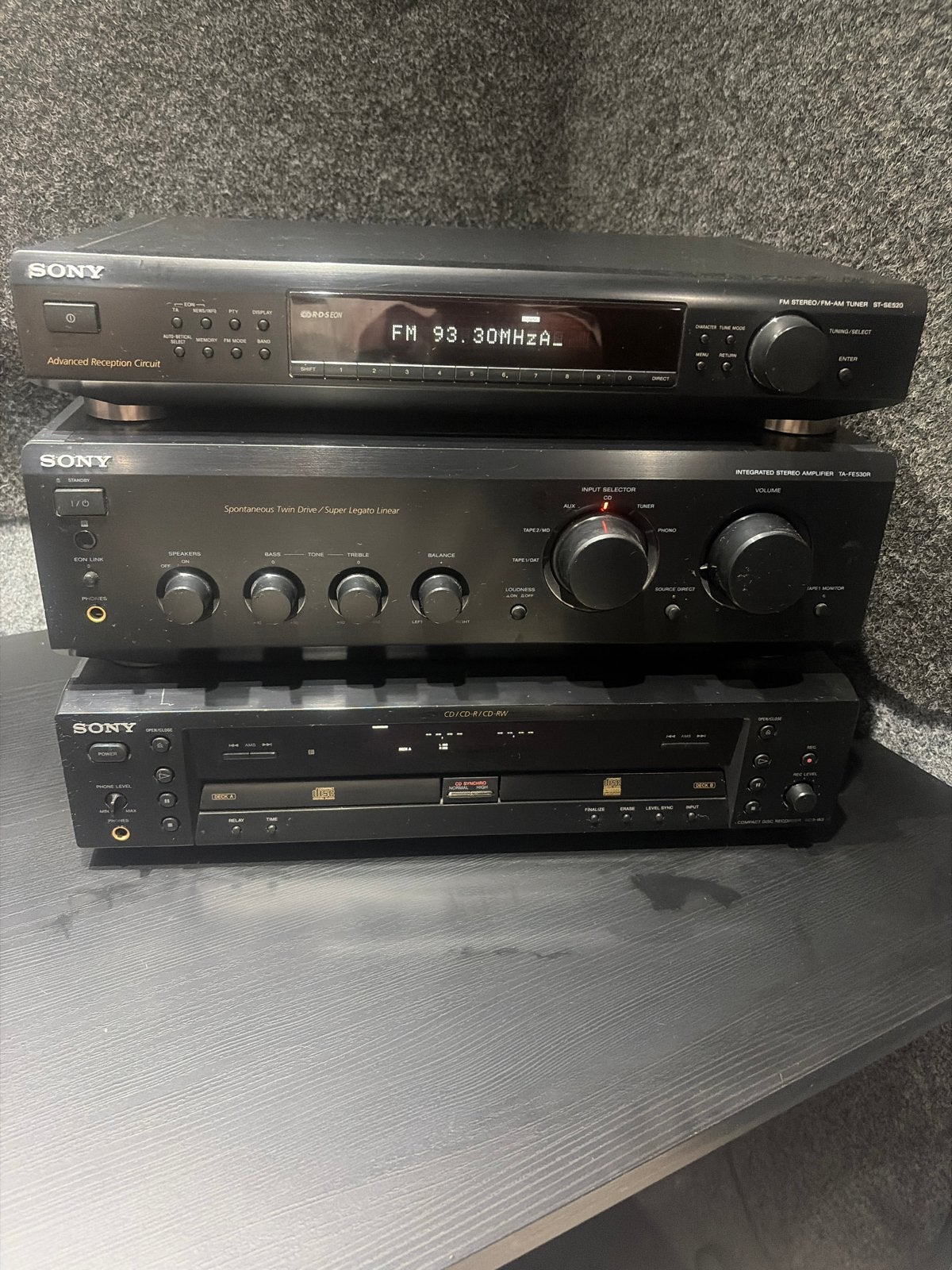 Sony Hifi Set: Tuner, Versterker en CD-speler, Ophalen, Gebruikt, Losse componenten, Sony