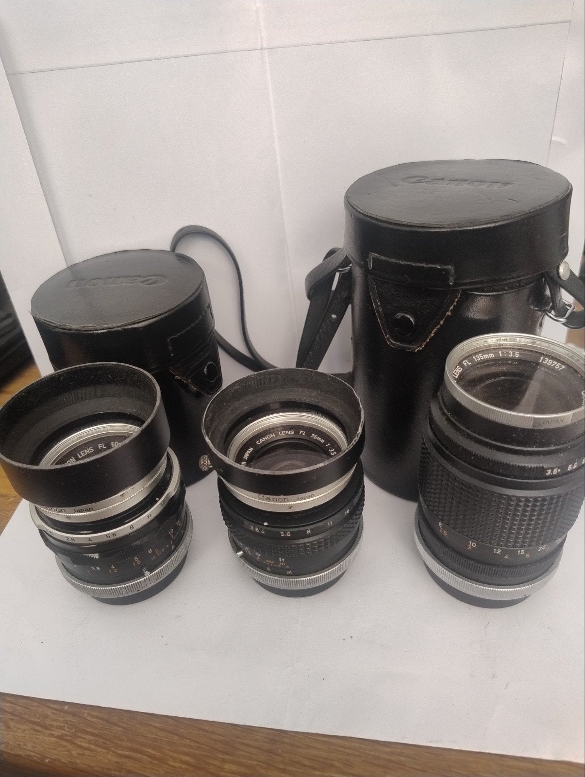 🔴 3 Canon lenzen 1x No.139767 / 1x No.18245 / 1x No.588175, Ophalen of Verzenden