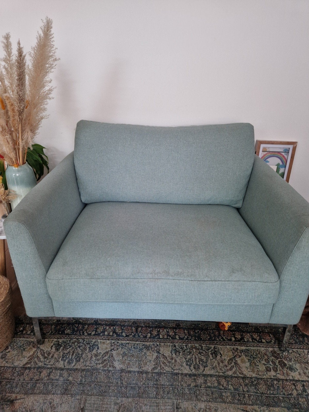 Loveseat, Ophalen, Gebruikt, Tweepersoons, Stof