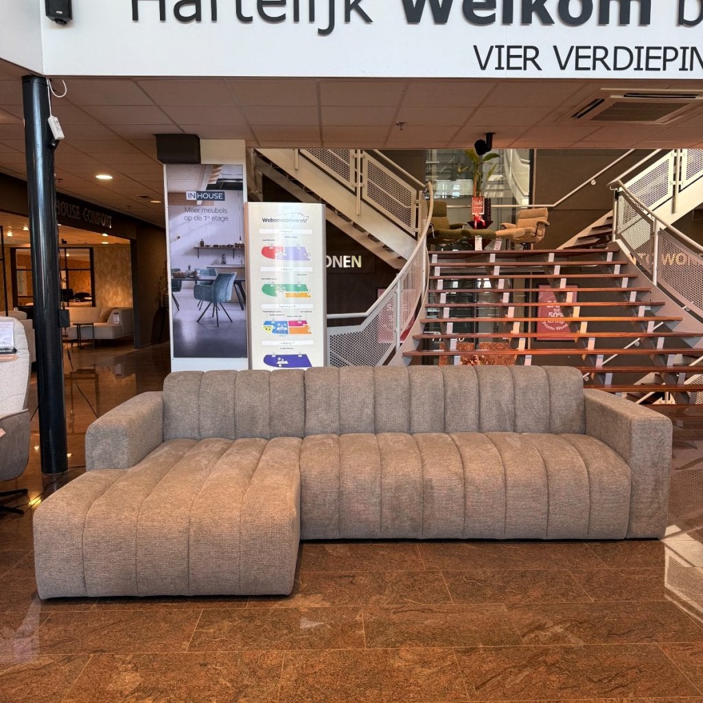 Hoekbank Soho - Stof Groen/Grijs - Studio Cosy, Niet ingevuld, Niet ingevuld, Niet ingevuld