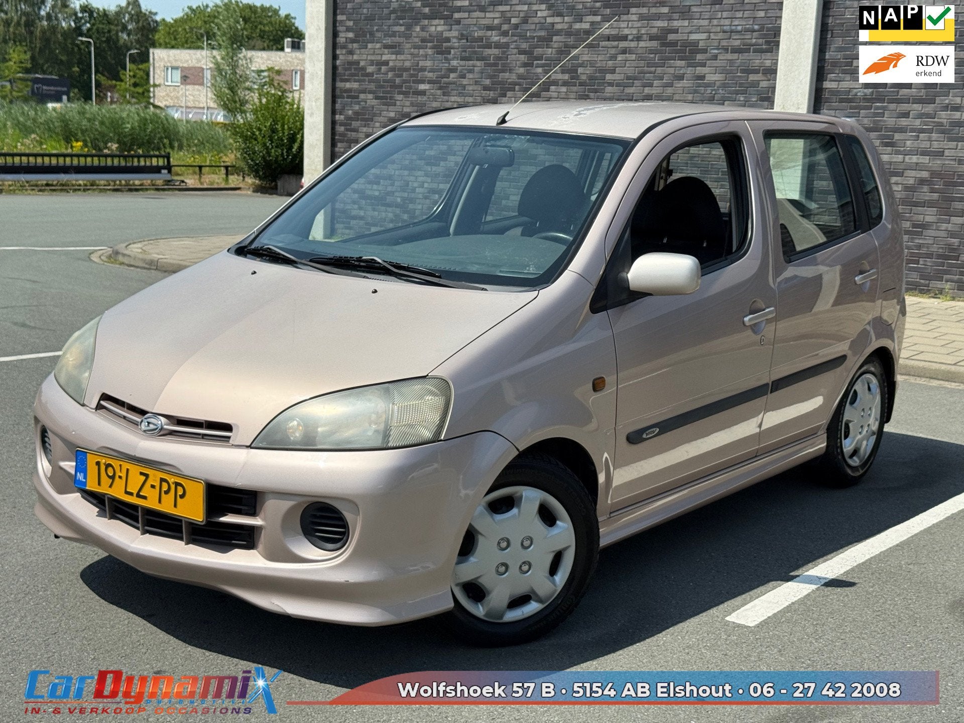 Daihatsu Young RV 1.3-16V XTi | Automaat | APK 2027 | Airco, Auto's, Daihatsu, Bedrijf, Te koop, YRV, Airbags, Airconditioning