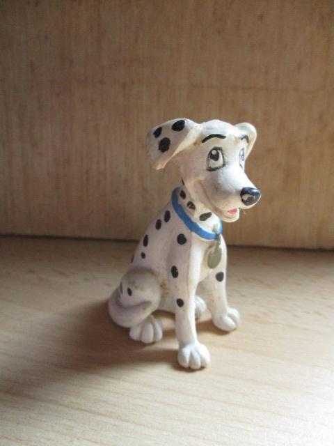 Disney 101 Dalmatiërs Perdita poppetje Bullyland 6cm oud, Ophalen of Verzenden, Overige figuren, Gebruikt, Beeldje of Figuurtje