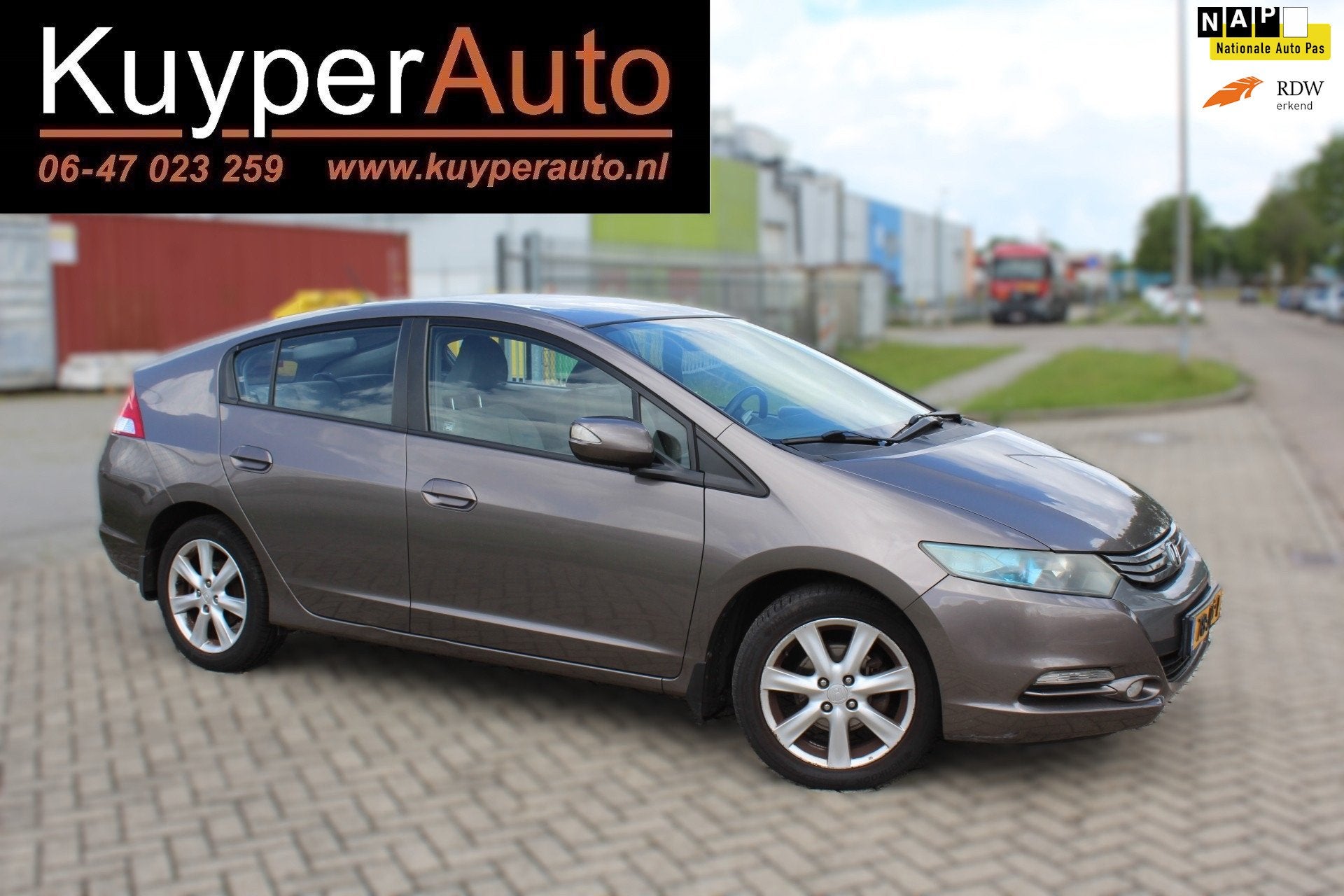 Honda Insight 1.3 Elegance hybride koude clima, Auto's, Euro 5, Gebruikt, 4 cilinders, Bedrijf