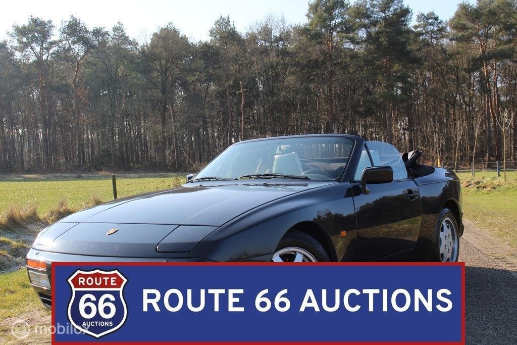 Porsche 944 S2 | 1990 | Route 66 Auctions, Auto's, Overige carrosserieën, Zwart, Bedrijf, Porsche
