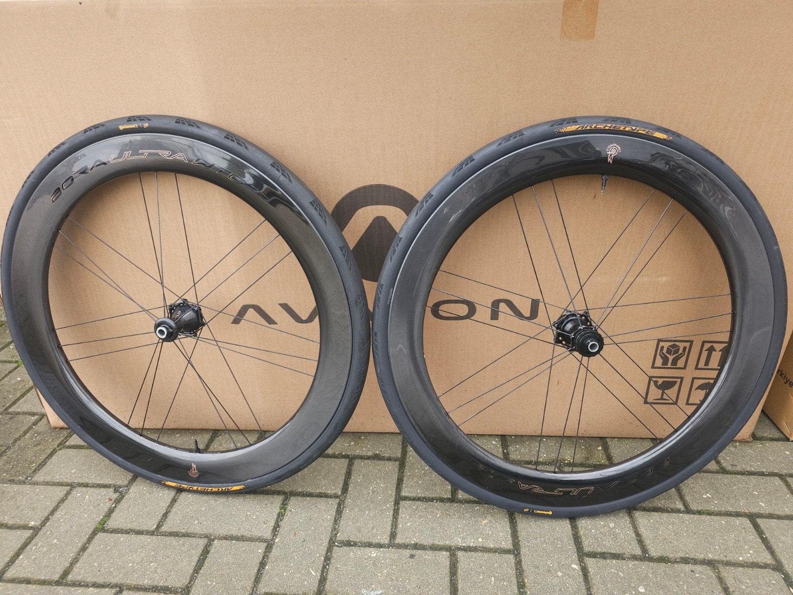 Campagnolo bora ultra c23 wto 60mm wielset. Archetype, Ophalen of Verzenden, Zo goed als nieuw, Carbon