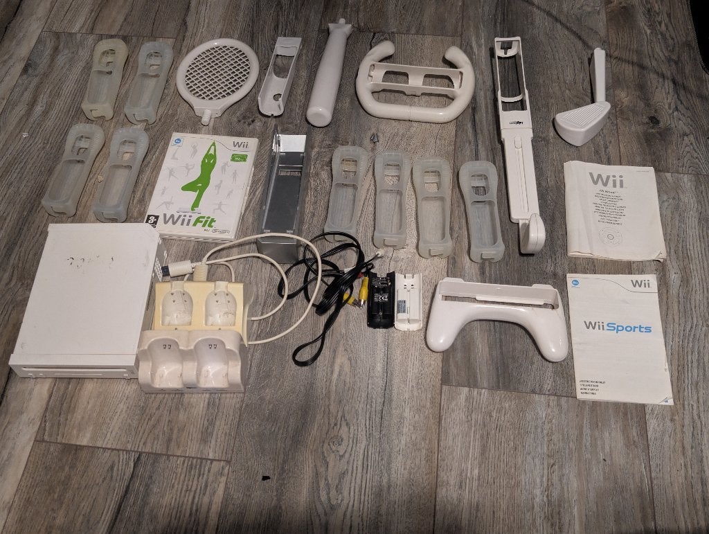 Nintendo WII veel accessoires met converter maar geen Kabels, Spelcomputers en Games, Ophalen of Verzenden, Gebruikt, Zonder controller
