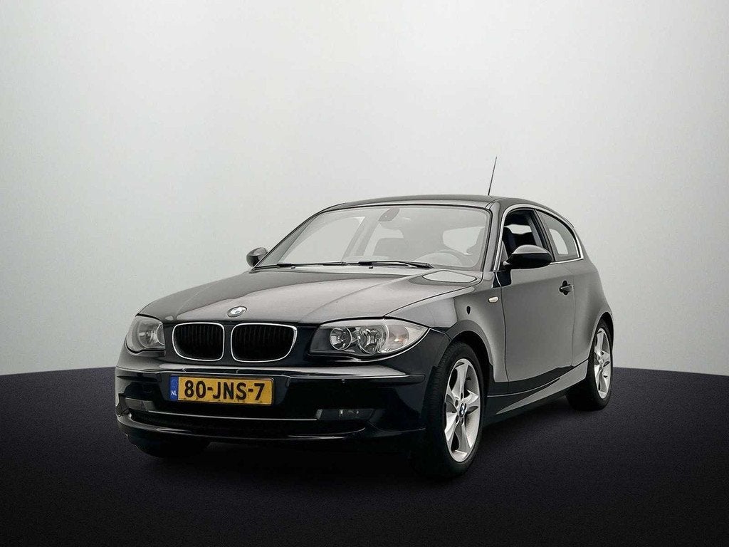 BMW 1-serie 118i Business Line 2009 | 80-JNS-7, 1-Serie, Achterwielaandrijving, Zwart, Origineel Nederlands