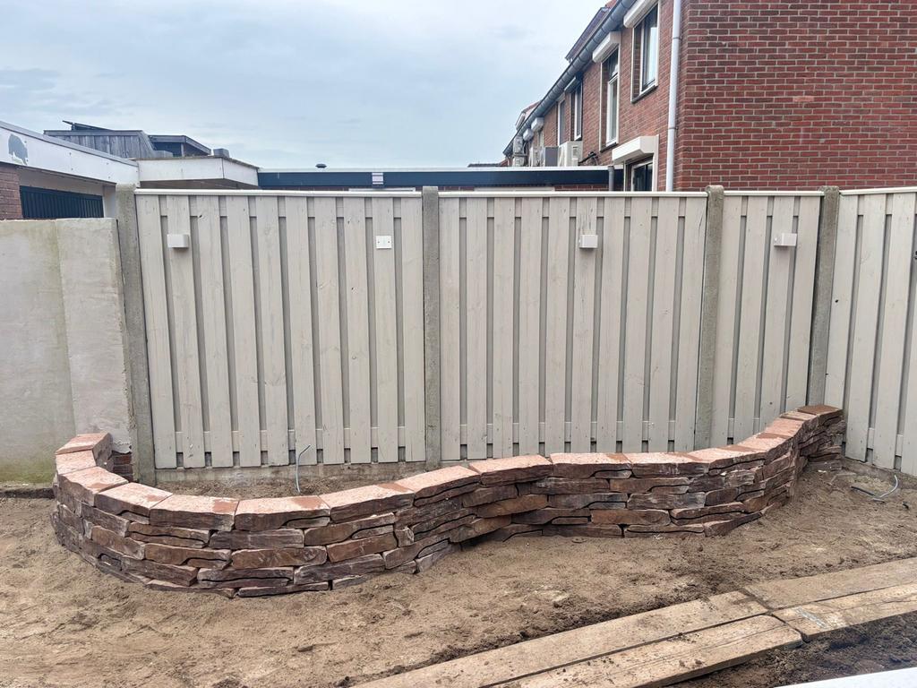 Nieuwe Stonewalling Verona stapelblokken - 6,96 m², Ophalen, Overige typen, Nieuw, 5 tot 10 m²
