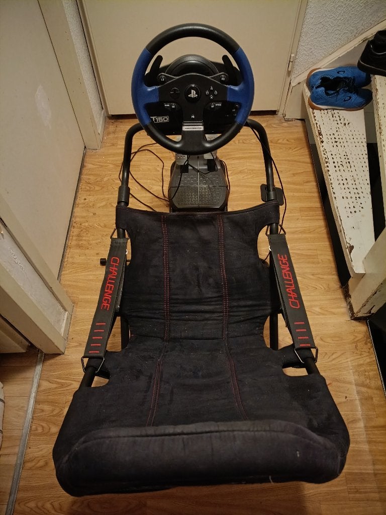 Playseat challenge met thrustmaster T150, Ophalen, Gebruikt, Playseat of Racestoel, PlayStation 3