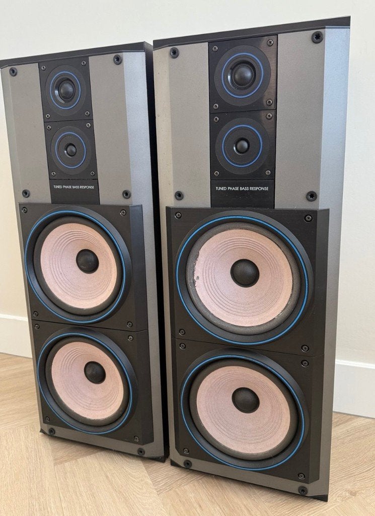 Philips 70FB565 luidsprekers – gerefoamde woofer, Stereo speakers, Philips, Gebruikt, Ophalen of Verzenden