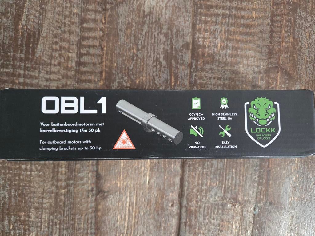 Lockk OBL1 Buitenboordmotorslot - Zeer Goede Staat, Watersport en Boten, Ophalen of Verzenden, Zo goed als nieuw, Motor en Techniek