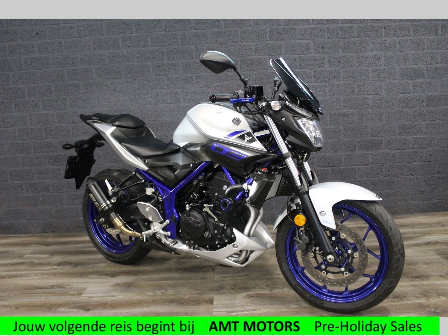 YAMAHA MT 03 ABS (bj 2016) 12,195 km A2 geschikt SC-Project, 2 cilinders, 321 cc, Bedrijf, Onbekend