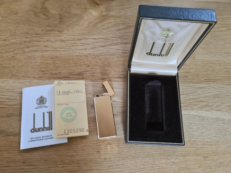 Dunhill aansteker, Ophalen of Verzenden, Zo goed als nieuw, Aansteker