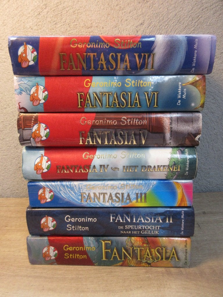 Serie fantasia boeken Geronimo Stilton, Ophalen of Verzenden, Gelezen, Fictie algemeen