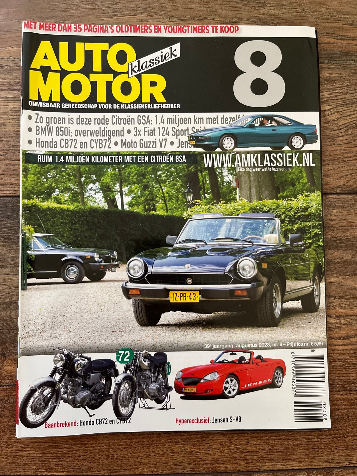 AMK: Citroën GSA, BMW 850i, Fiat 124 Sport, Honda CB72, Ophalen of Verzenden, Gelezen, Algemeen
