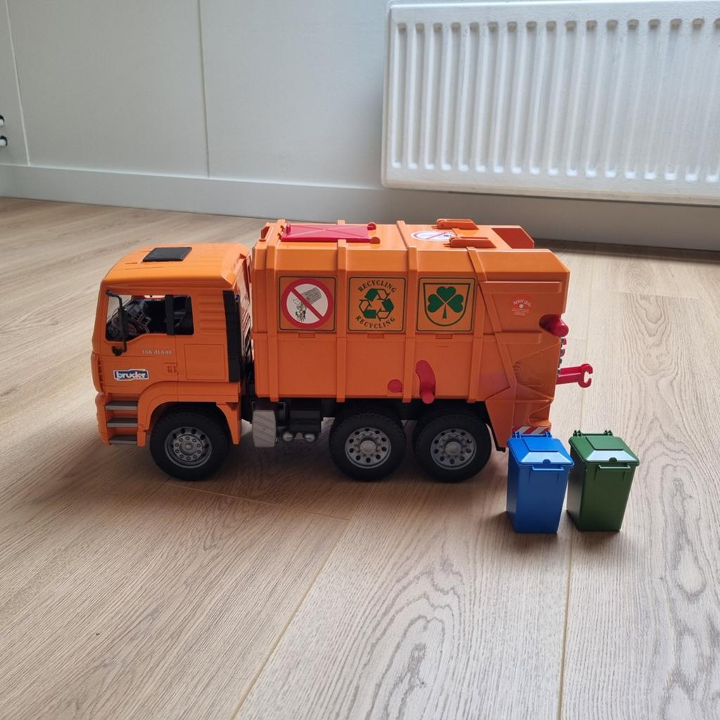 Bruder MAN vuilniswagen, Kinderen en Baby's, Speelgoed | Speelgoedvoertuigen, Ophalen of Verzenden