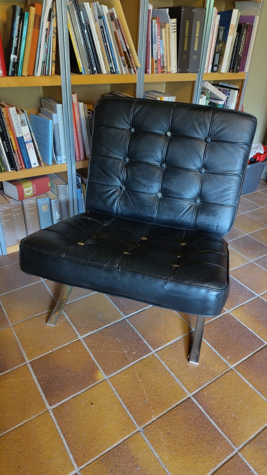 barcelona stoel mies vd Rohe (replica), Ophalen, Gebruikt