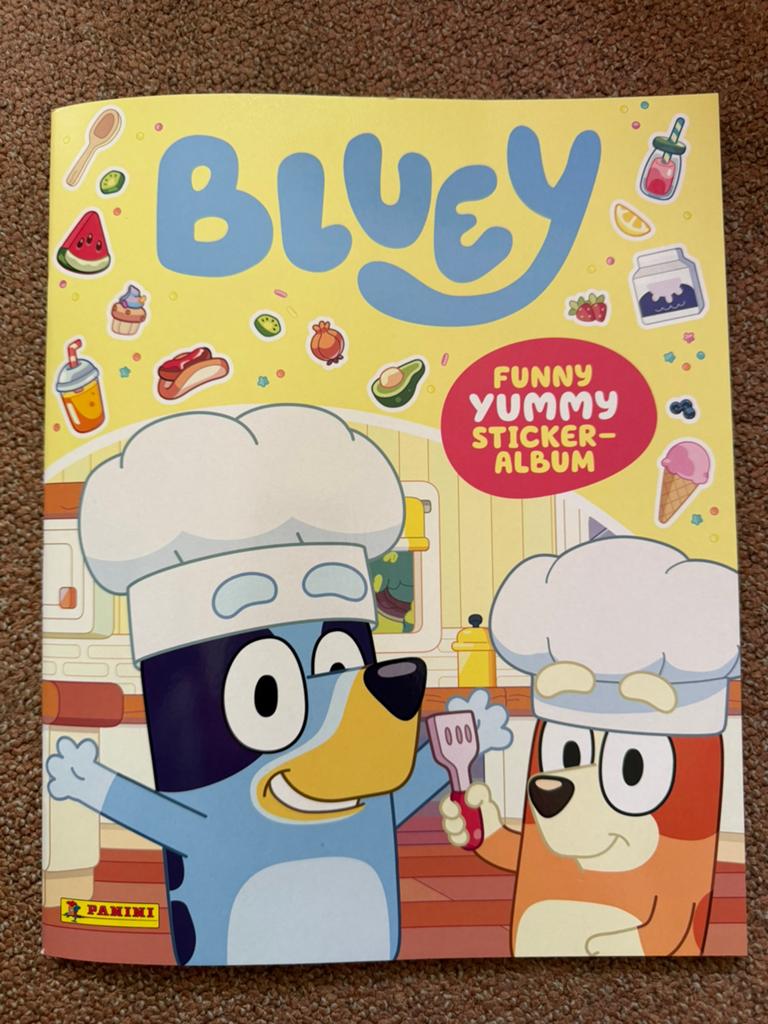 Panini Bluey Funny Yummy stickers plaatjes, Ophalen of Verzenden, Nieuw, Meerdere stickers