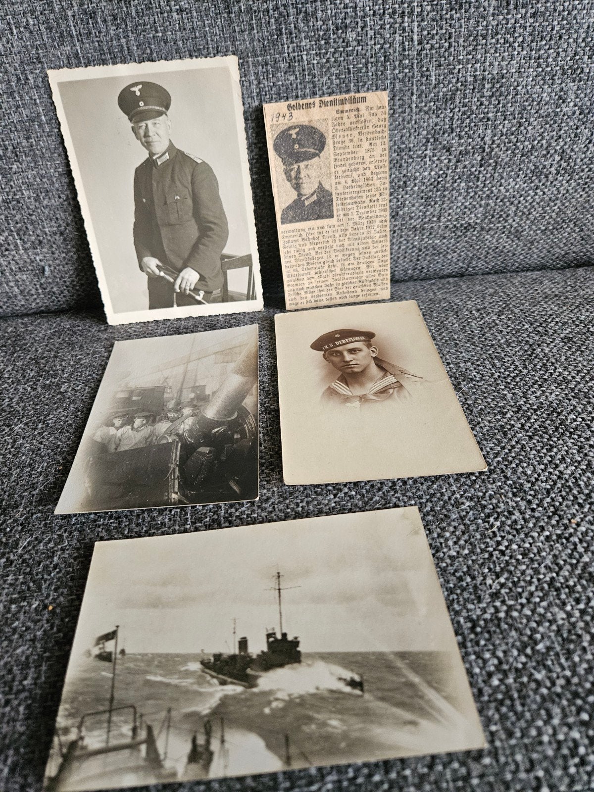 Oude militaire foto's en krantenknipsel, Verzenden, Overige soorten, Duitsland, Foto of Poster