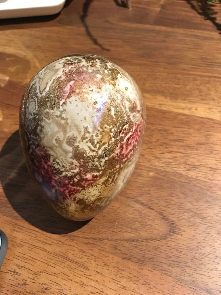 Ei versteend hout 11 cm, Ophalen of Verzenden, Gebruikt