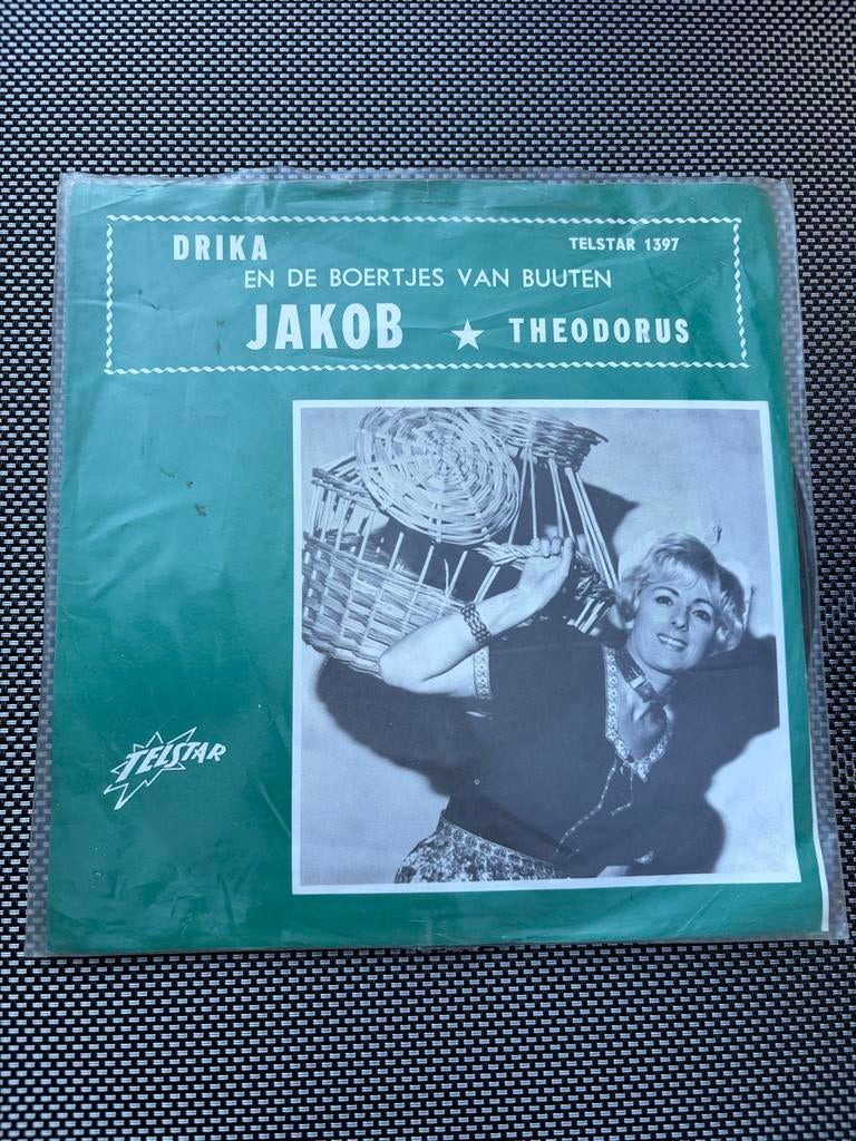 Drika en de Boertjes van Buuten - Jakob / Theodorus (Single), Gebruikt, 7 inch, Levenslied of Smartlap, 1960 - 1969