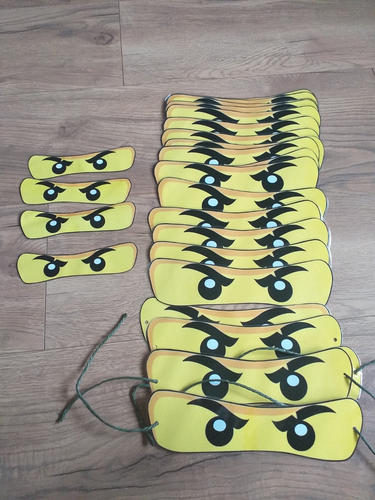 Ninjago Oogmaskers - Perfect voor Kinderfeestjes!, Ophalen of Verzenden, Gebruikt, Feestartikel, Verjaardag