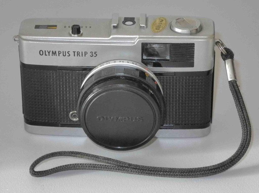 Olympus Trip 35 in mint conditie, Audio, Tv en Foto, Fotocamera's Analoog, Ophalen of Verzenden, Zo goed als nieuw, Compact, Olympus