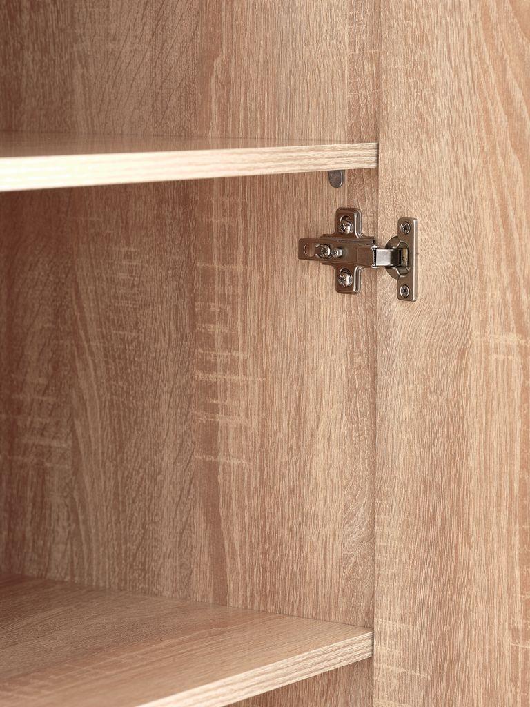 Kledingkast met lades en deuren - licht eiken, Huis en Inrichting, Kasten | Kledingkasten, Ophalen, Gebruikt, 50 tot 100 cm, Met lade(s)