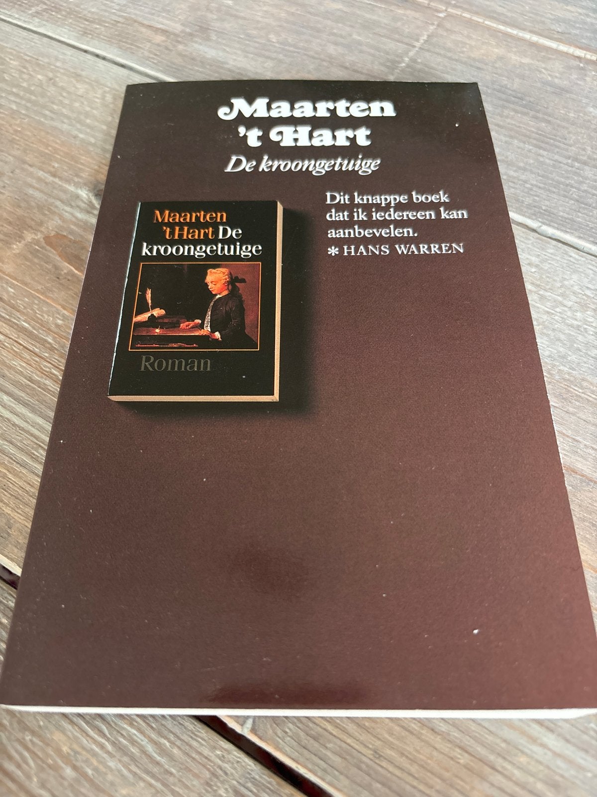 Maarten 't Hart - De kroongetuige (Roman), Boeken, Ophalen of Verzenden, Zo goed als nieuw, Nederland